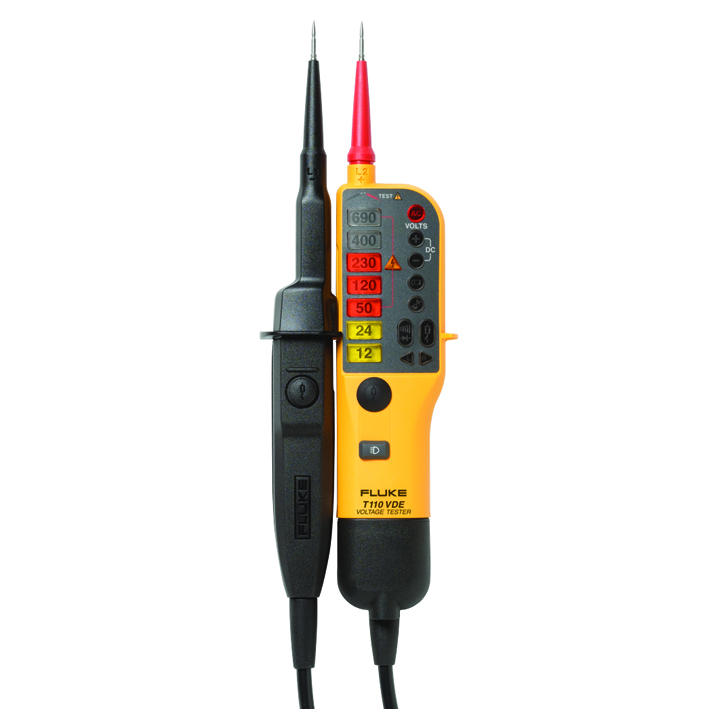 FLUKE T110 Spannungs- und Durchgangsprüfer mit zuschaltbarer Last (VDE-Version)